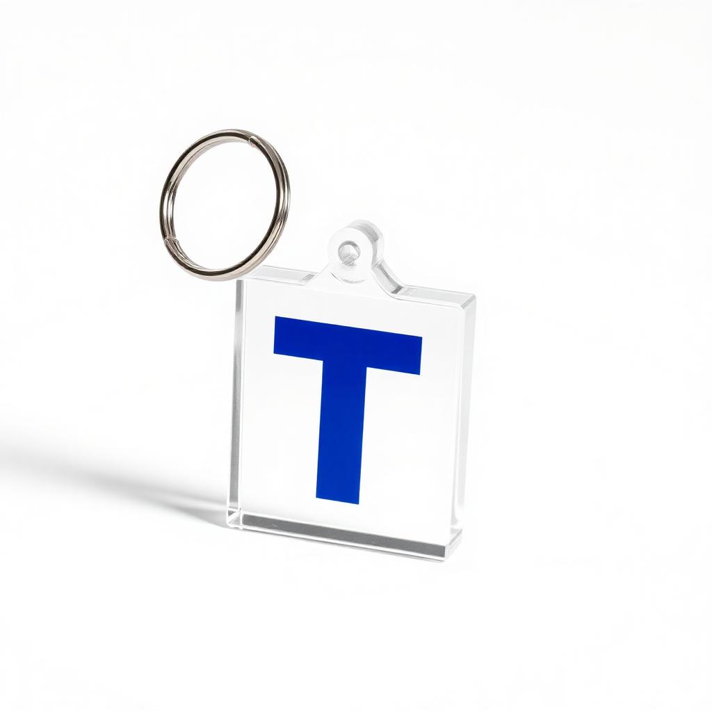 Stockholm Metro Sign Acrylic Keychain