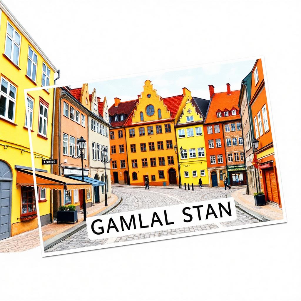 Gamla Stan Cobblestone Postcard